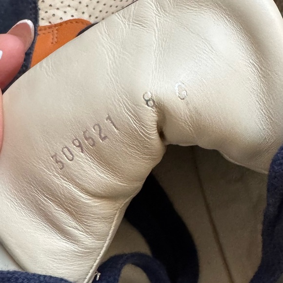 🟤 AUTHENTIC GUCCI HIGH-TOP SNEAKERS MULTICOLOR PVC 309521-Men’s Size 8 - Picture 9 of 13